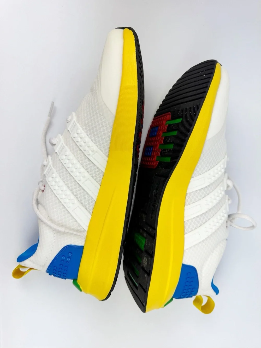 LEGO x adidas Racer TR21 sneakers White Yellow Blue Green and Red GW3680